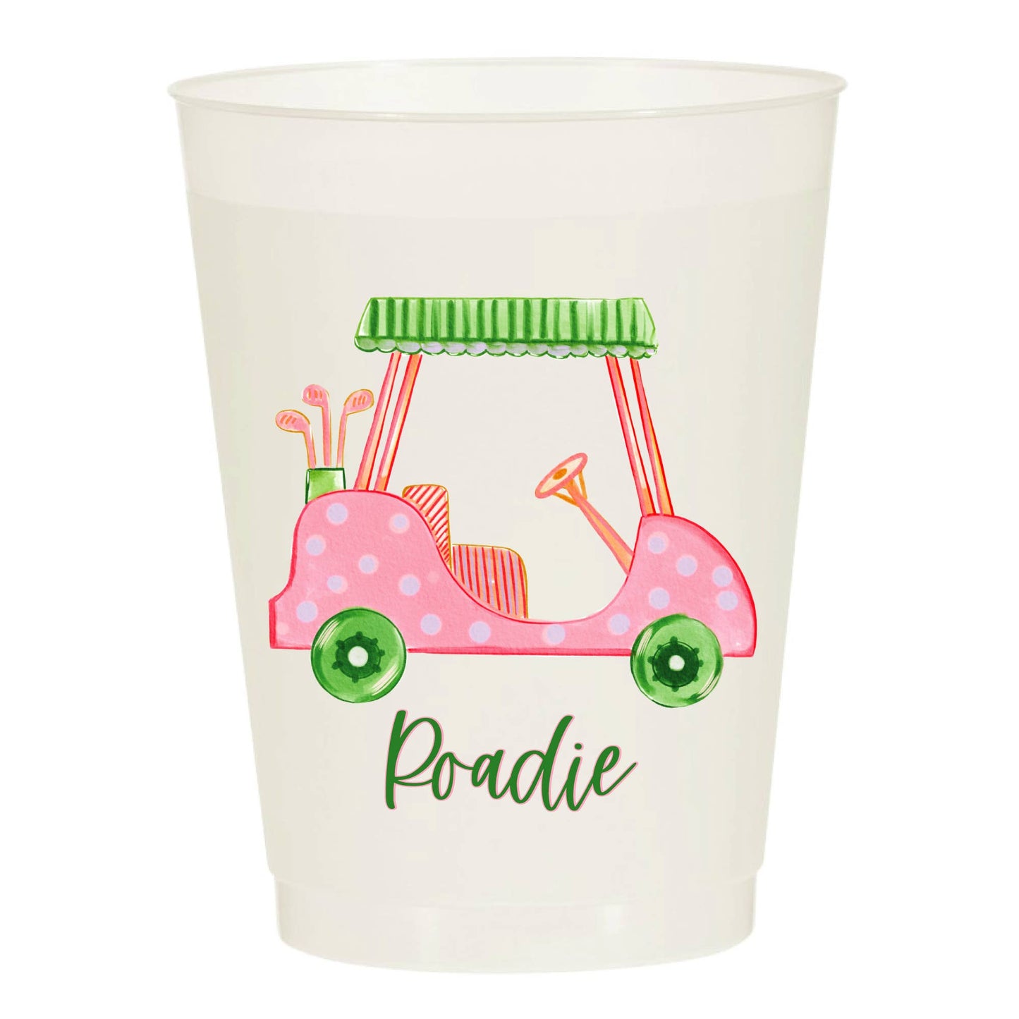 Girly Golf Cart 10pk Cups