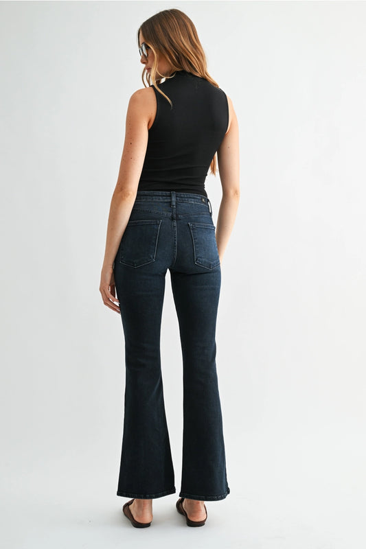 Blue Black Bella Skinny Flare