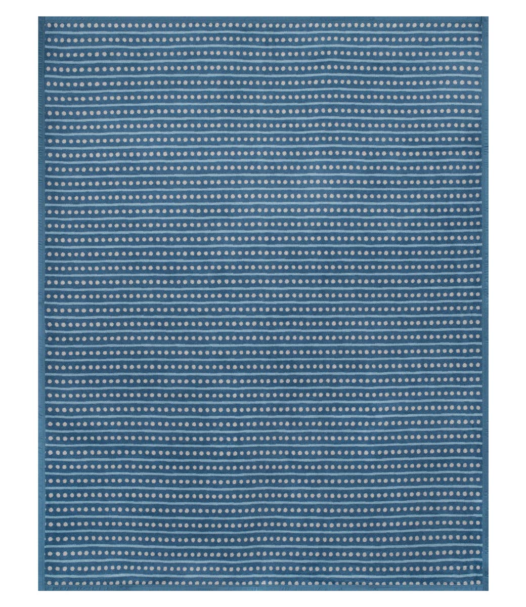 Cornflower Beach Pebble Blanket