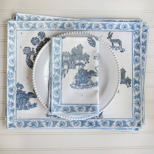 Blue Raj Napkins