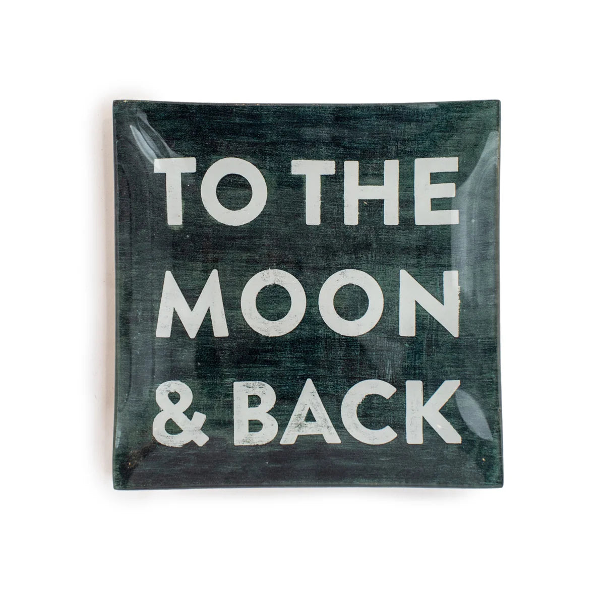 To The Moon & Back Square Plate