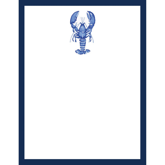 Blue Lobster Notepad