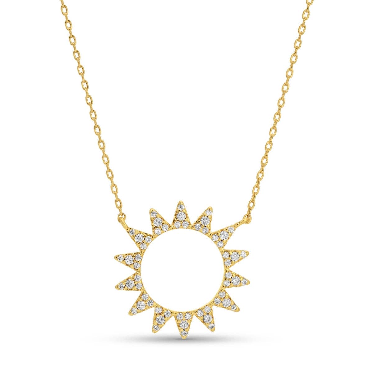 Pavé Sun Necklace