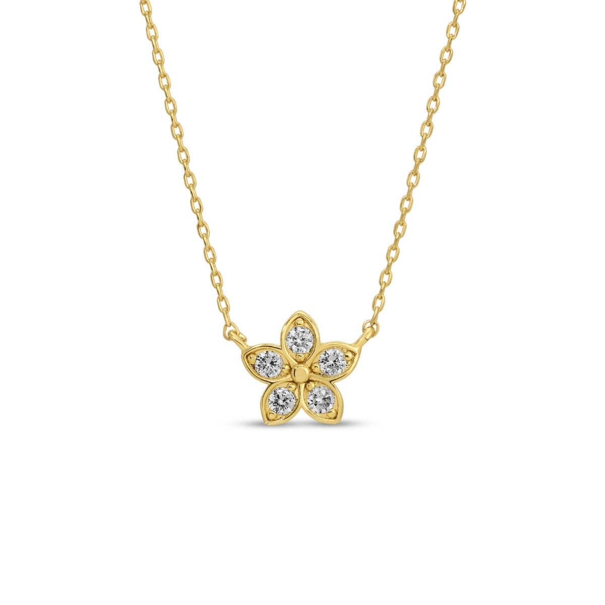 Petite Plumeria Flower Necklace