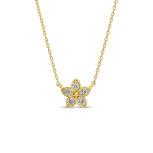 Petite Plumeria Flower Necklace