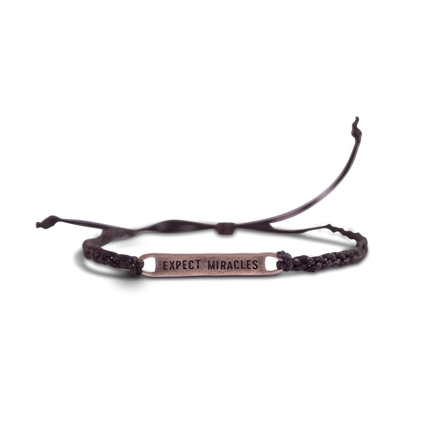 Expect Miracles Silver Bracelet