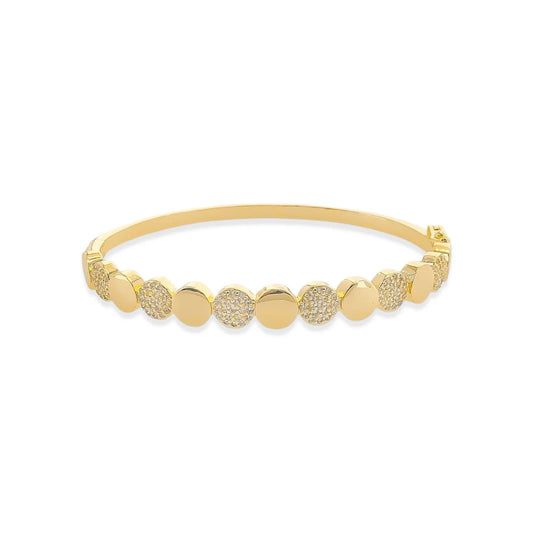 CZ Circles Bangle