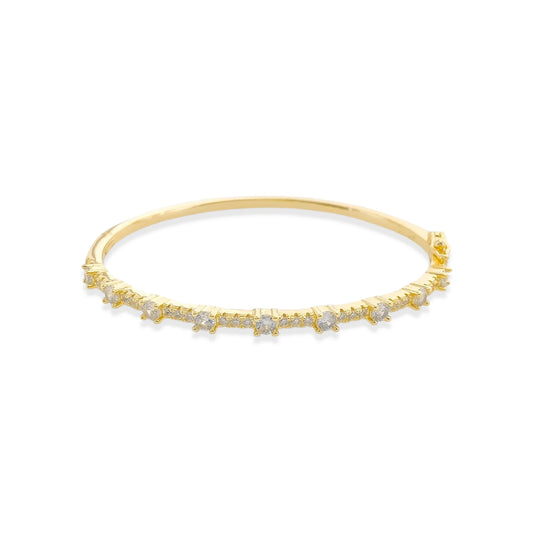 CZ Prong Bangle