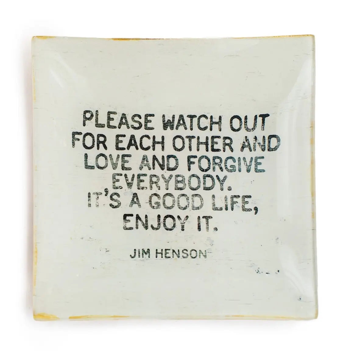 Jim Henson Square Decoupage Plate