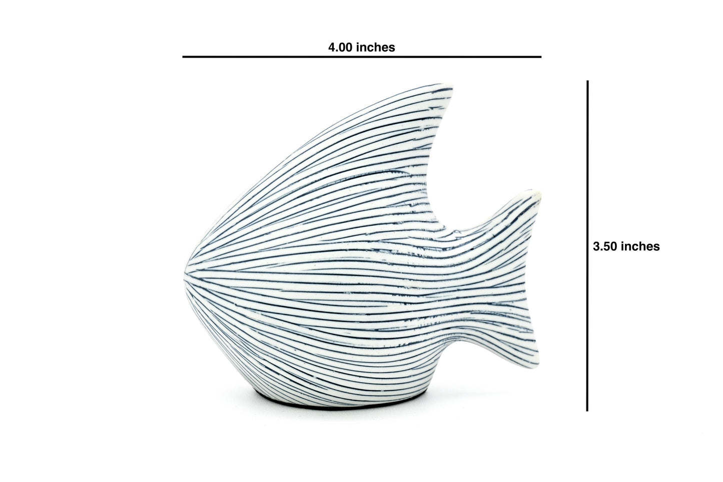 Mini Fish Porcelain Sculpture Ornament
