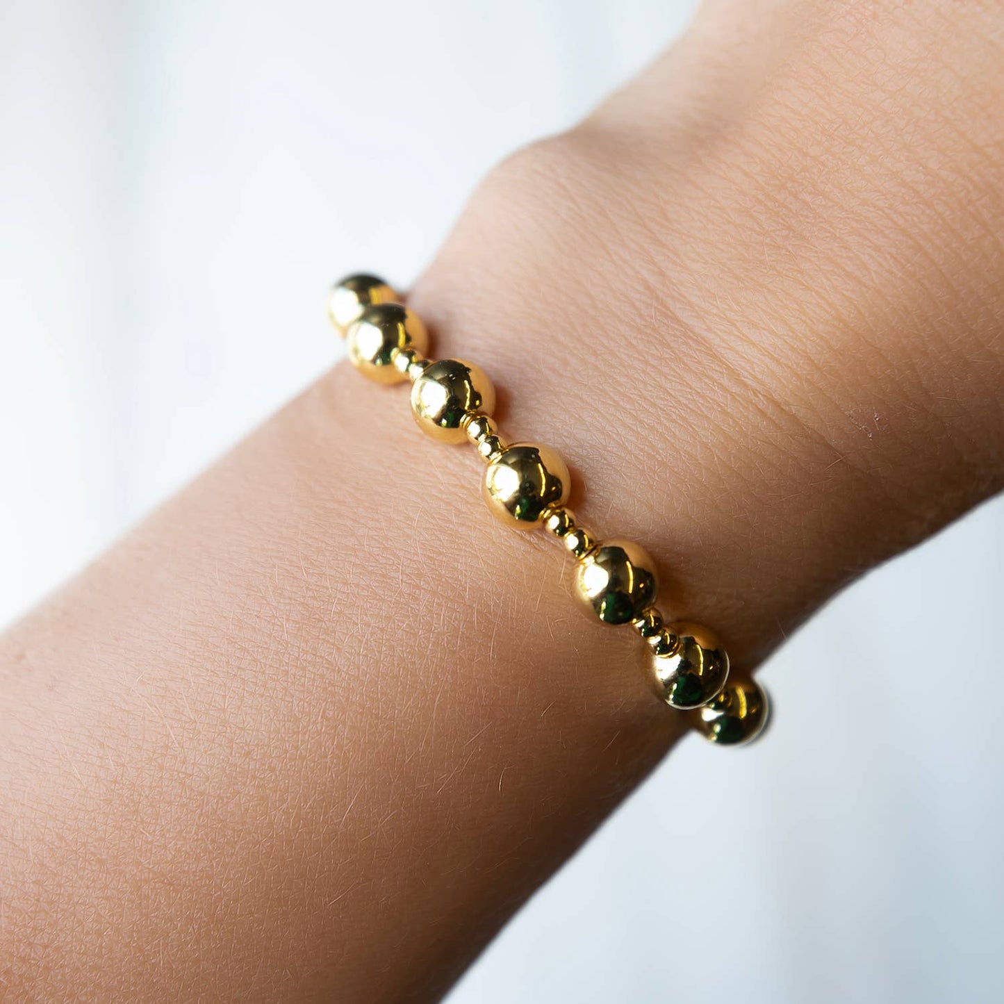 Gold Beaded Bracelets