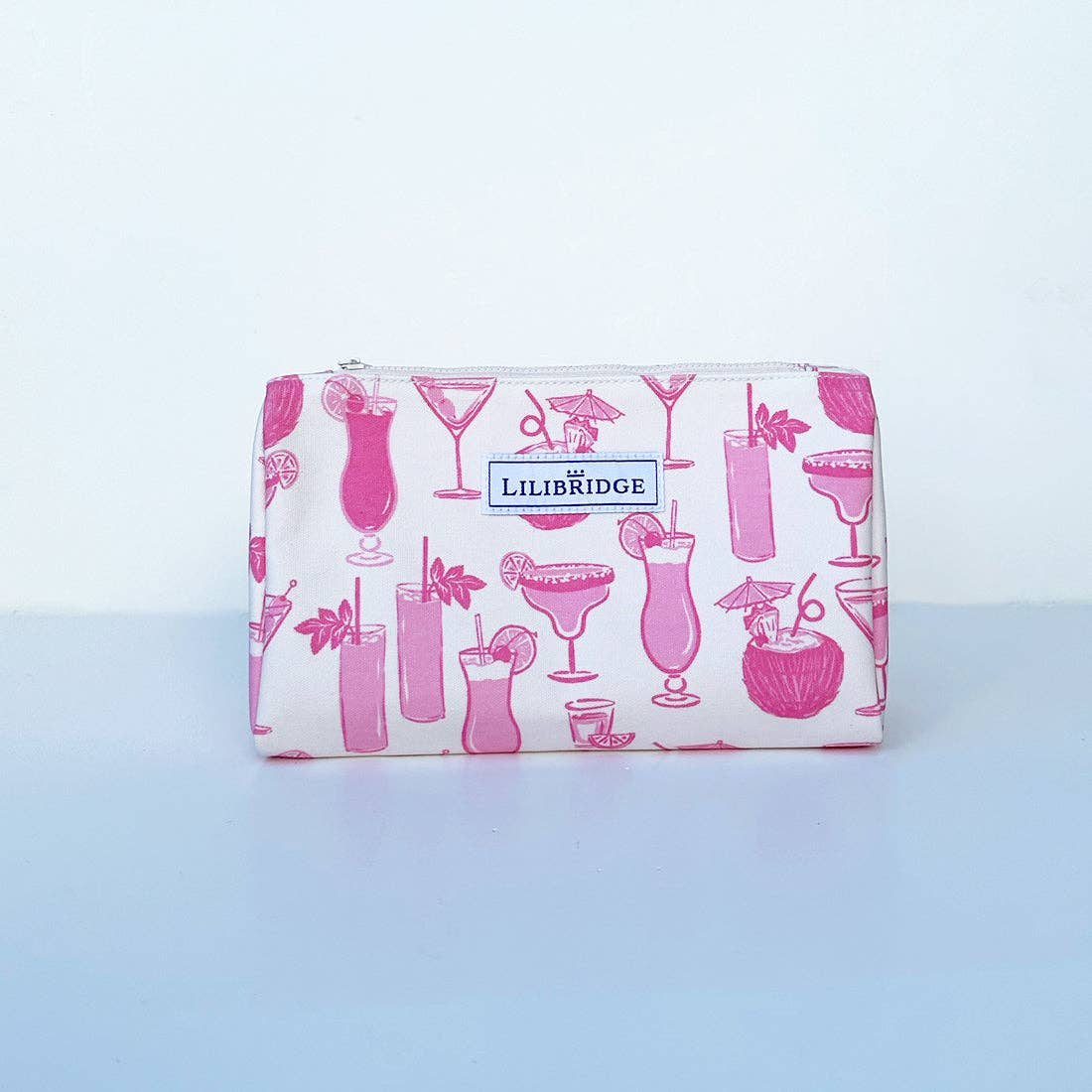 Pink Cocktails Makeup Bag