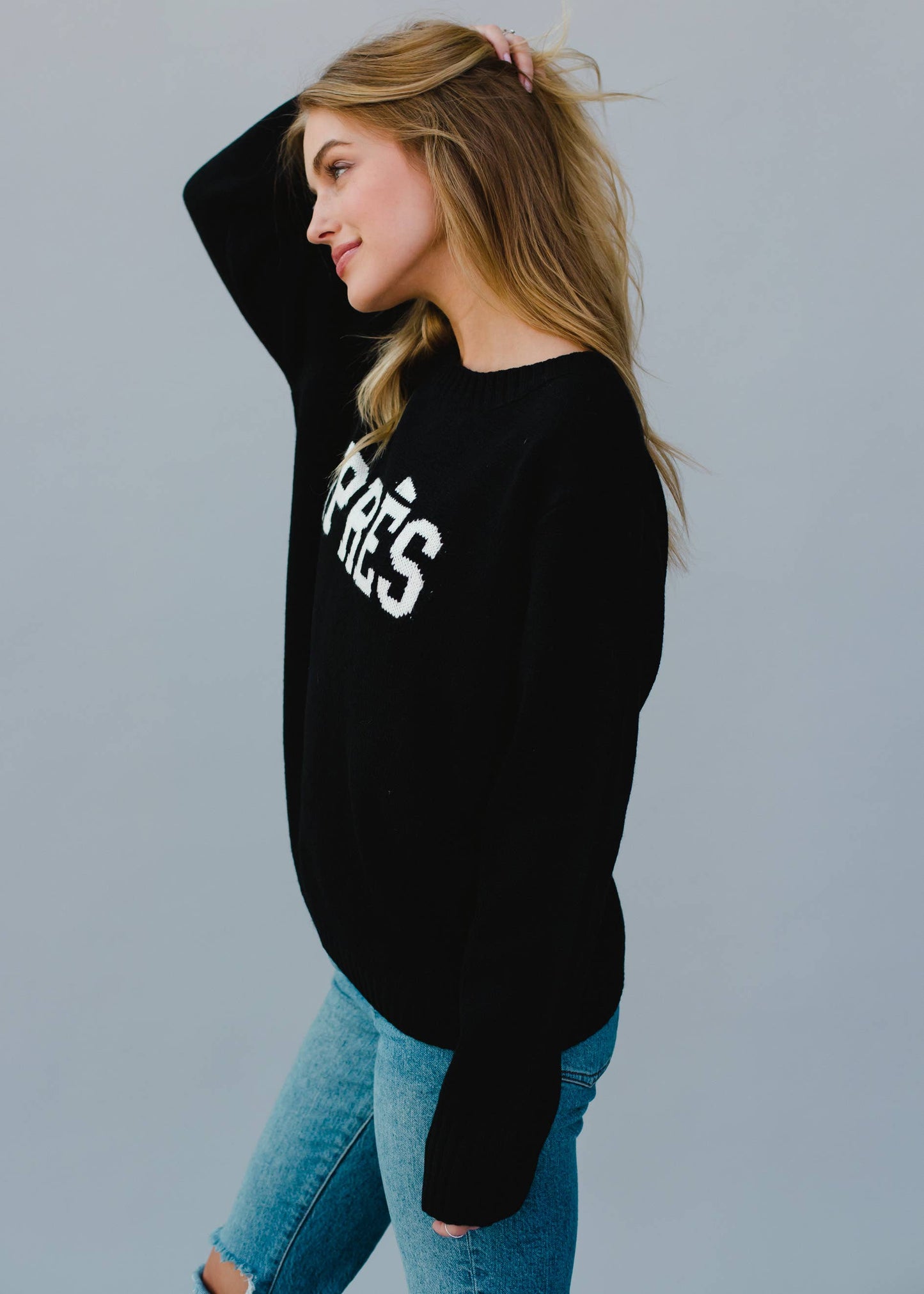 Black Apres Sweater