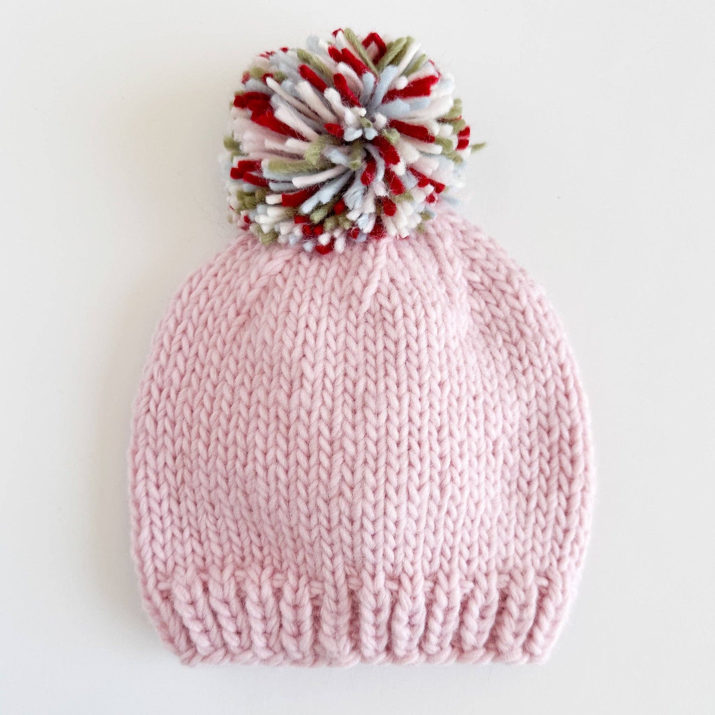 Pink Holiday Knit Beanie