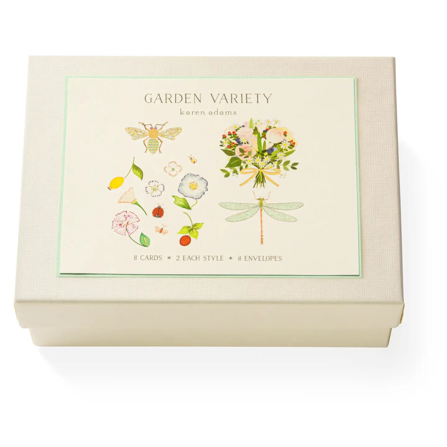 Karen Adams Lg Note Card Box