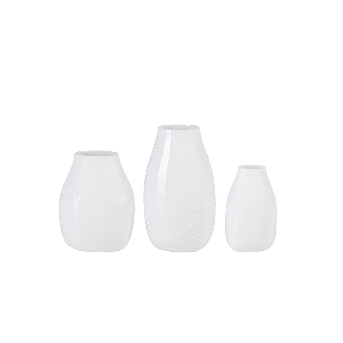 Freeform Porcelain Mini Vases