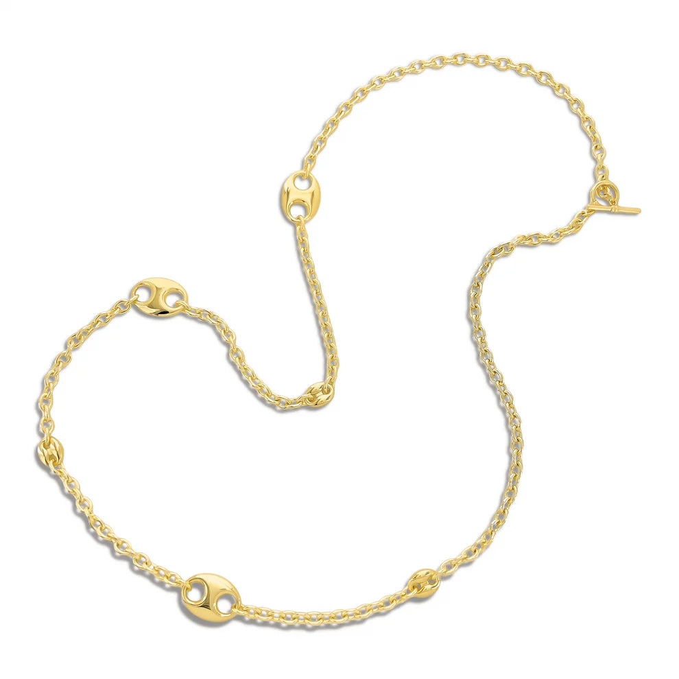 Mariner Oval Necklace with Toggle