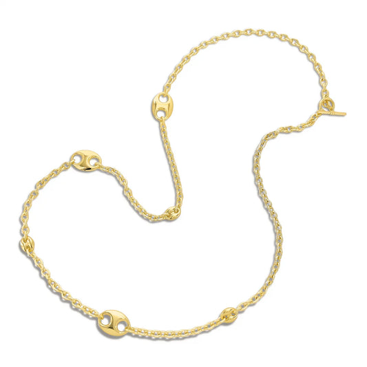 Mariner Oval Necklace with Toggle