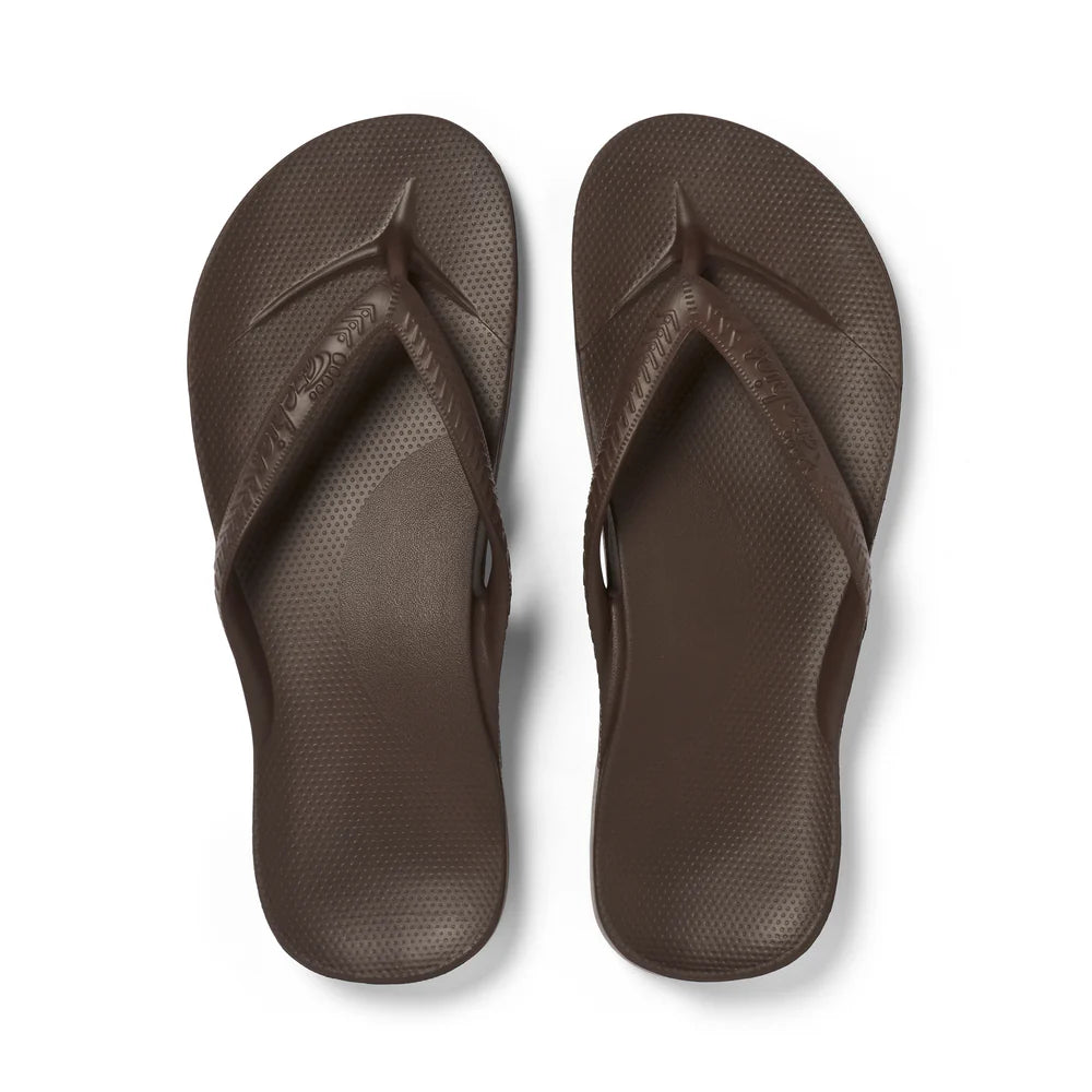 Chocolate Archies Flip Flops
