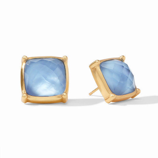 Antonia Statement Chalcedony Stud