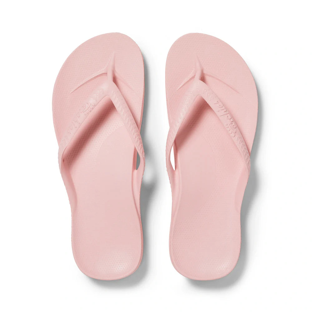 Pink Archies Flip Flops
