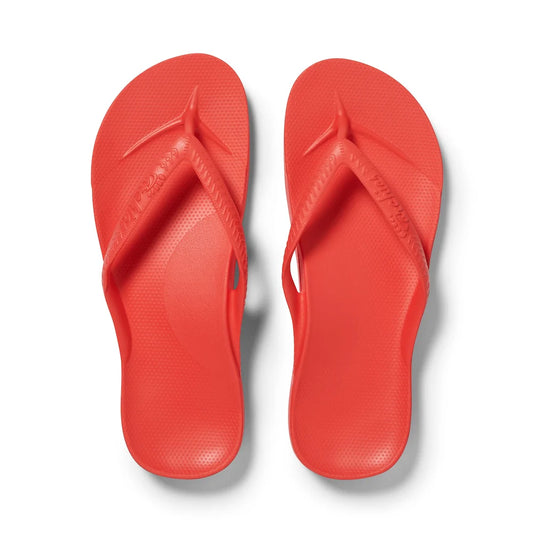 Coral Archies Flip Flops