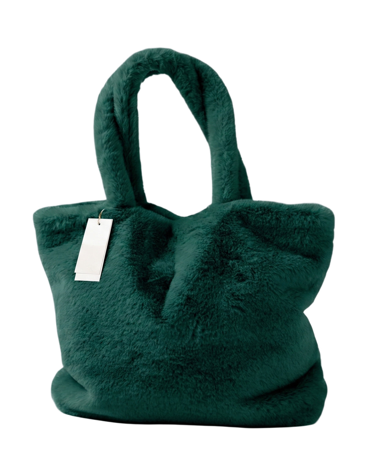 Chamonix Faux Fur Pine Tote