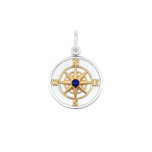 True North Mixed Metal Periwinkle Small Pendant