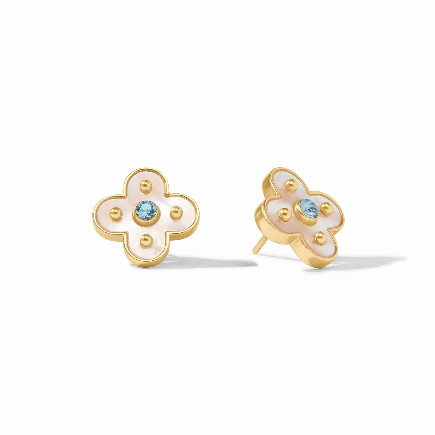 Colette Chalcedony Blue Stud