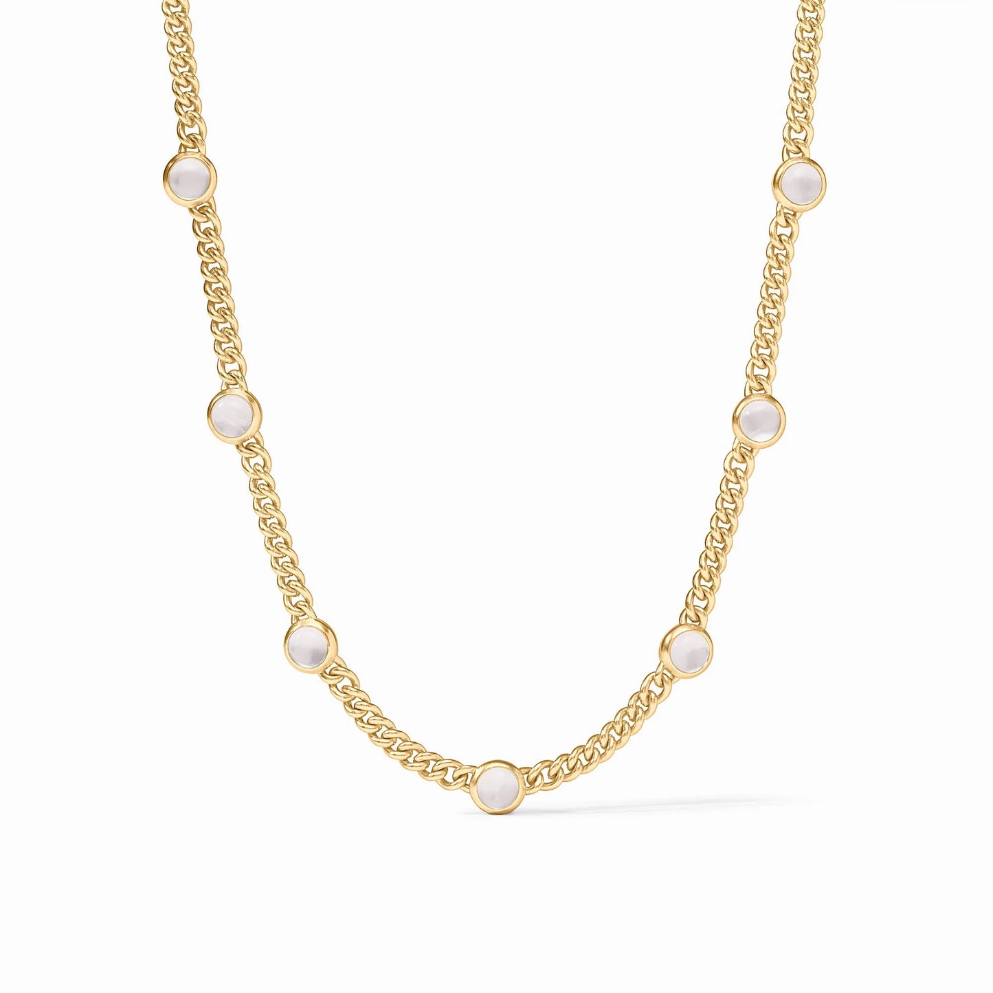 Dolce Delicate Station Clear Necklace