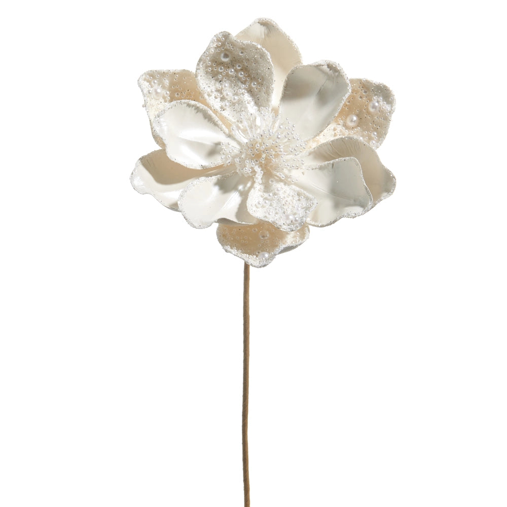 Pearl Beaded Magnolia Pick
