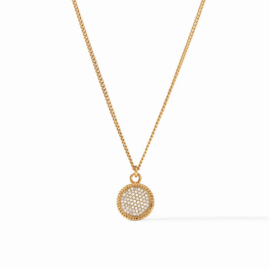 Fleur De Lis CZ Necklace