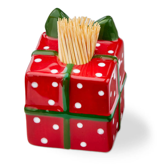 Xmas Present Toothpick Holder