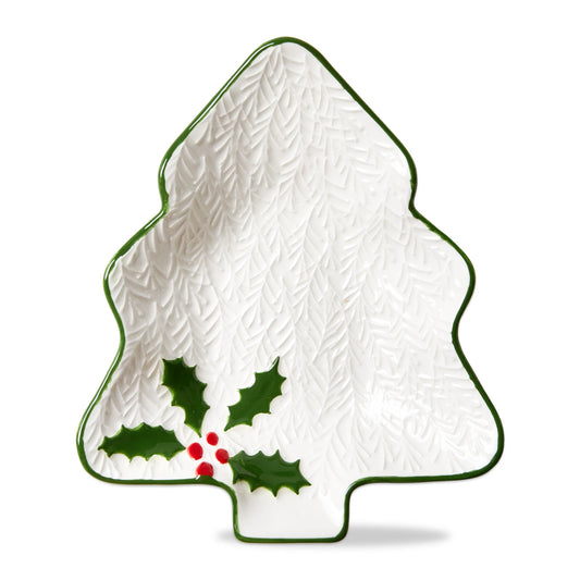 Tree With Holly Dish