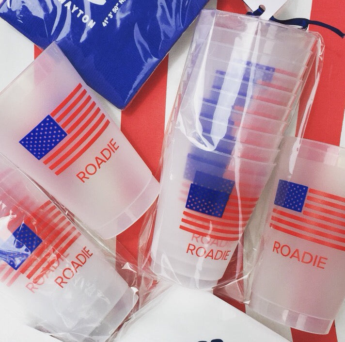 Flag Roadie Cups