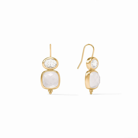 Kaleidoscope Earring Clear Crystal