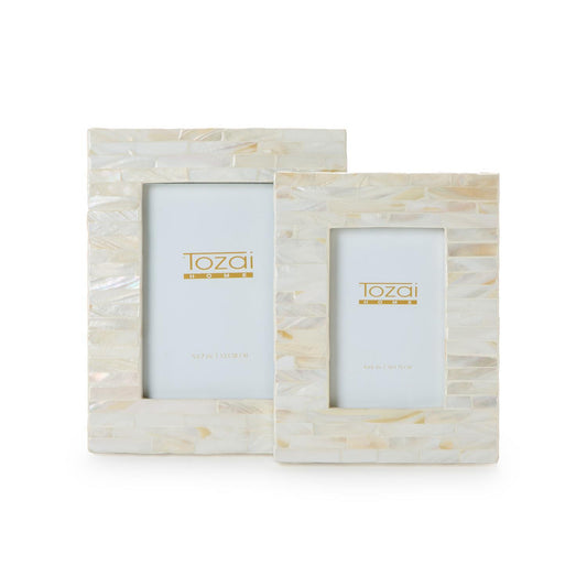 Opalescent Mother of Pearl Photo Frames