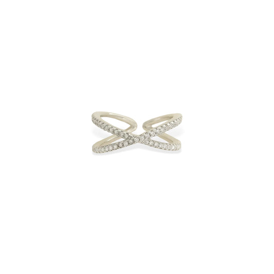 CZ Cross Ring