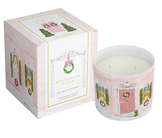 Mistletoe Lane Boxed Candle