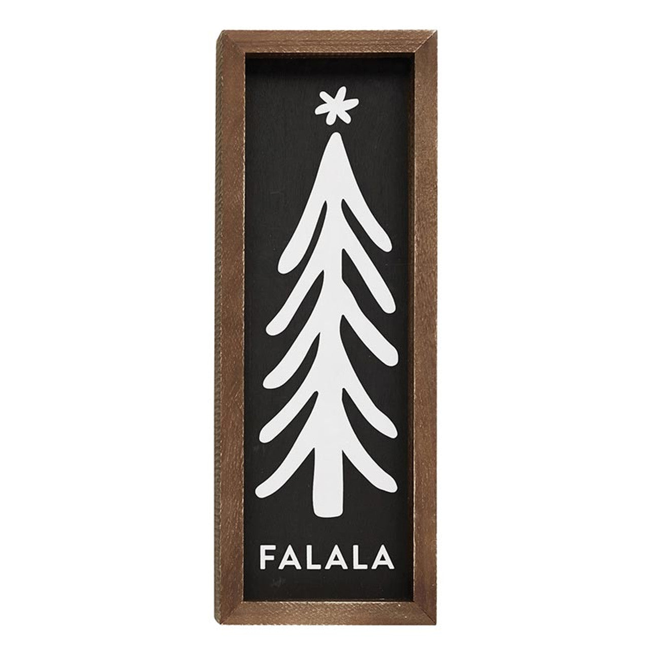Fa La La Tree Wood Sign