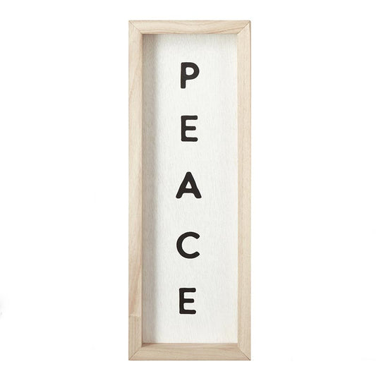 Peace Wood Sign