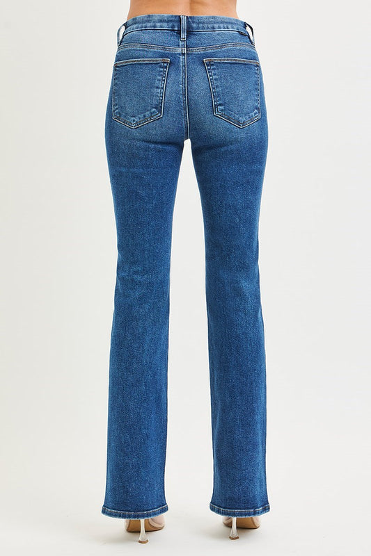High-Rise Dark Bootcut Jeans PB21472