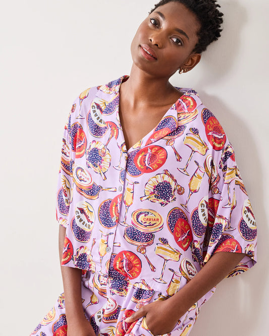 Champagne & Caviar Long PJ Set