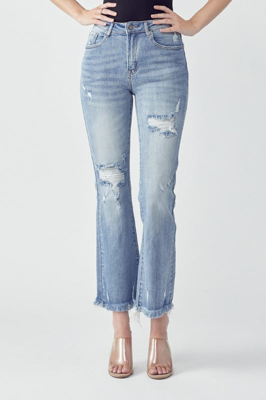 Mid-Rise Flair Jeans RPD1418