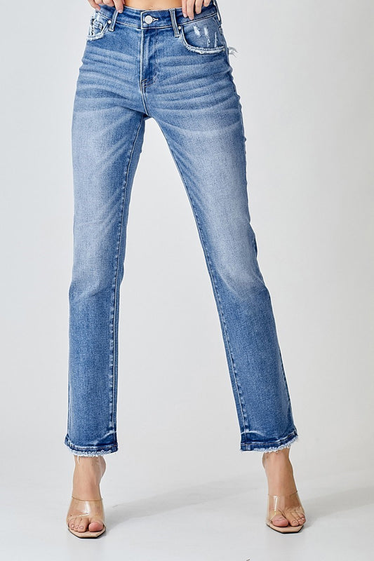 Mid-Rise Straight Jeans RPD5302