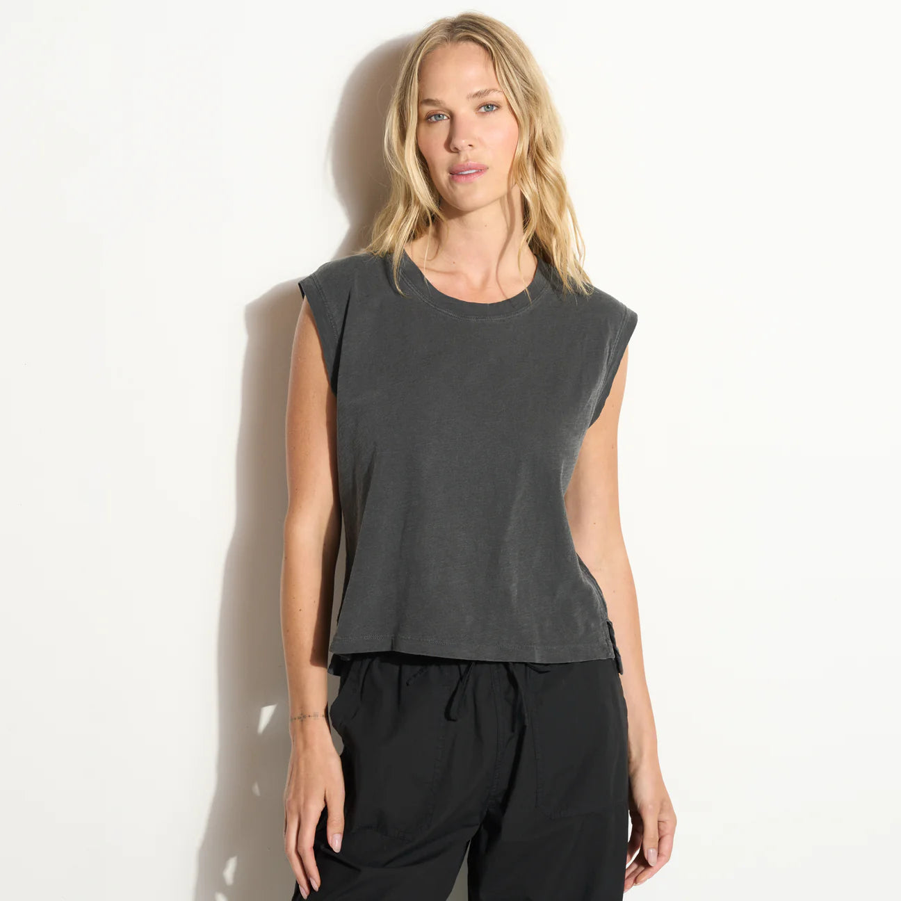 Faded Black Savannah Muscle Tank