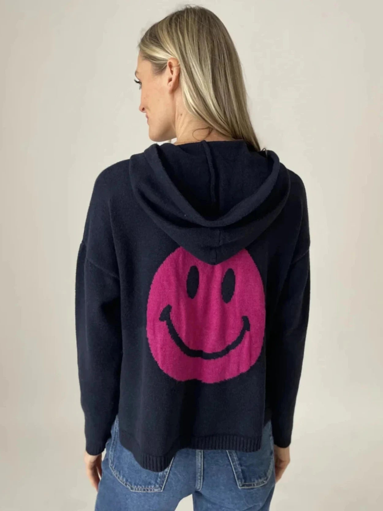 Navy Good Mood Hoodie