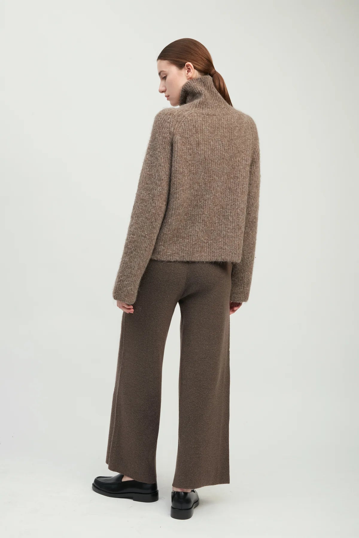 Jupiter Mongol Funnel Neck Sweater