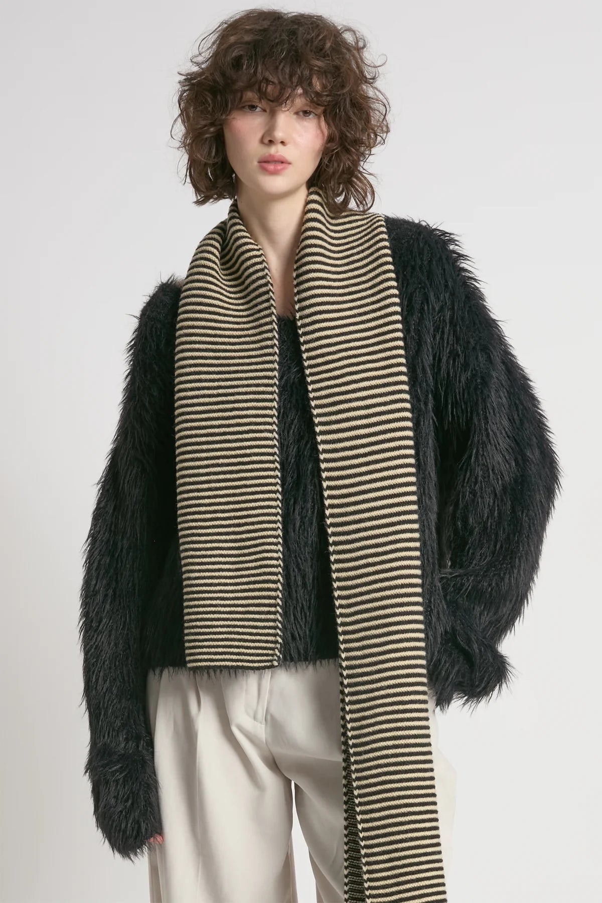 Striped Stitch Scarf