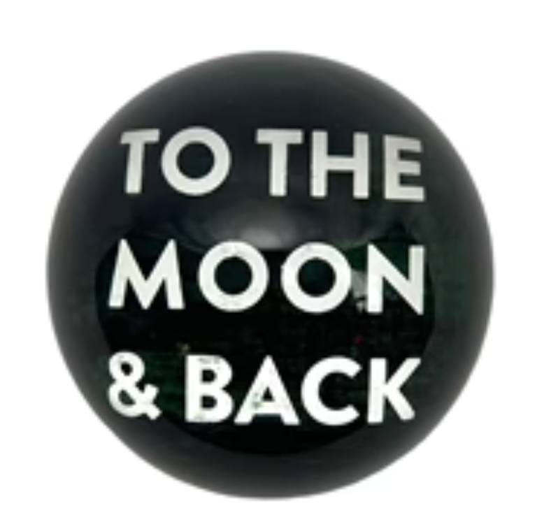 To the Moon and Back Paperweight